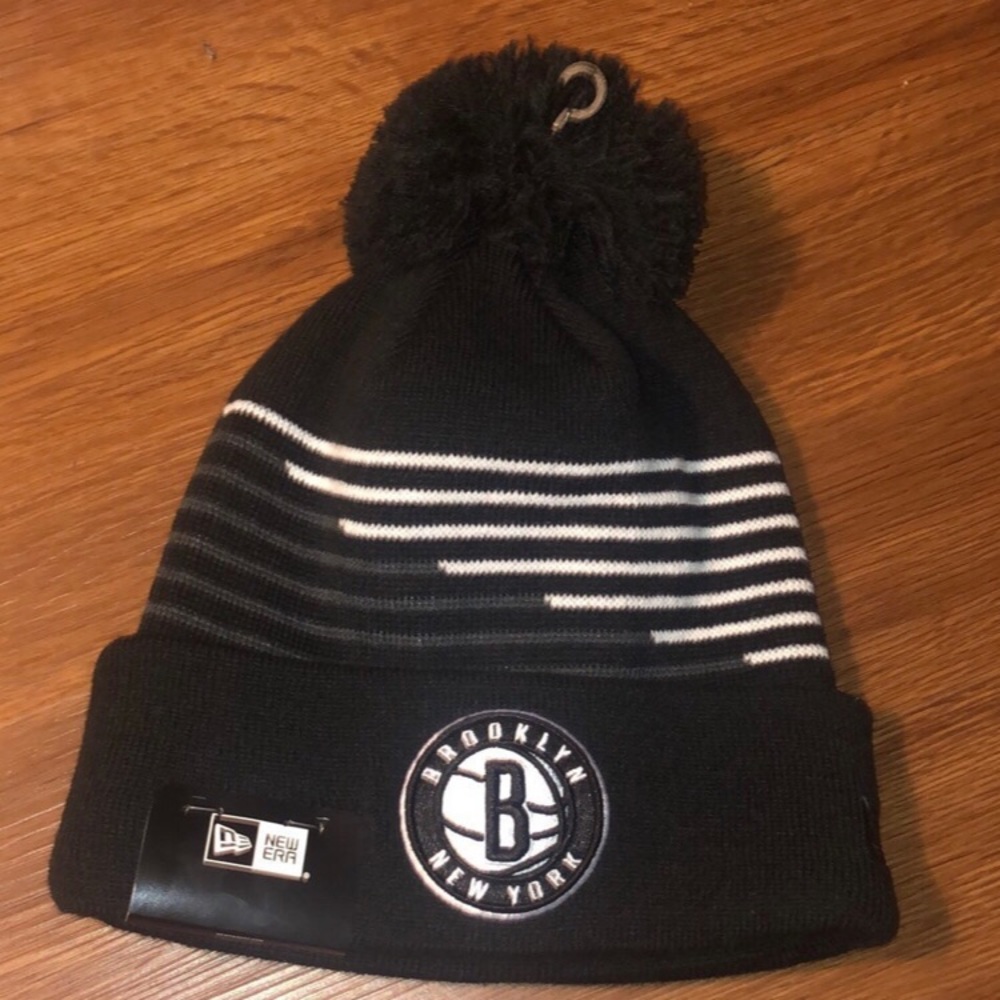 Brooklyn Nets NBA ZigZag Hat Black/ Gray